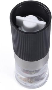 Mini moulin à épices en plastique avec bouteilles en verre, moulin à sel et poivre 2-en-1 à cœur céramique, écologique, alimenté par batterie rechargeable - Product Image 6