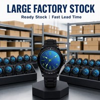 Montre à Quartz Sportive Noire en Gros, Cadran Bleu, Aiguilles Lumineuses, Bracelet en Silicone pour Étudiant, Robuste 5ATM, Montre à Quartz Décontractée
