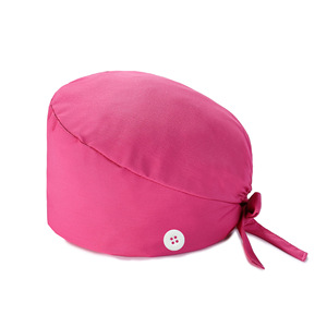 Modern Bouffant Cap Healthcare Workers Uniform Minimalism <b>Reusable</b> Cotton Washable Surgical Cap Unisex Surgical Hat - Product Image 3
