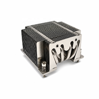 Radiateur en profilé aluminium 1100 personnalisé, 6 caloducs, dissipateur thermique pour serveur, refroidissement du processeur - Vente chaude
