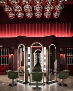 Conjunto Completo de Muebles de Salón de Lujo, Solución de Diseño Moderno para Barberías, Servicio de Diseño a Realidad - Product Image 5