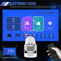 Venta al por mayor Full HD HY300PLUS Mini proyector portátil Android 720P Smart Tv proyectores Home Cinema al aire libre teléfono móvil Proyector