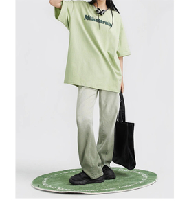 Impression personnalisée du logo T-shirt basique à épaules tombantes en coton épais vierge Streetwear Boxy T-shirts surdimensionnés - Product Image 4