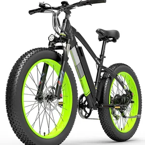 欧盟空投运输电动自行车Lankeleisi XC4000自动电动折叠自行车48v 17.5ah 1000w脂肪轮胎Ebike