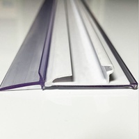 Porte-étiquettes pour la supermarché, en plastique Pvc, pour bandes de données, 1 pièce