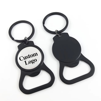 Décapsuleur en métal personnalisé avec gravure laser en résine époxy, porte-clés, cadeau DIY avec logo sur mesure