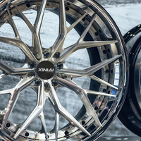 XINLAI 2 pièces roues forgées personnalisées 5x120 5x112 5x114.3 jante en alliage de voiture pour bmw audi Mercedes benz jeep roues de voiture de tourisme