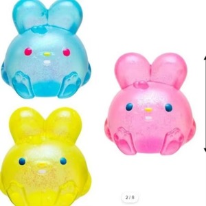 Fantasy Glitter Rabbit Marshmallow Style Soft Squeeze TPR Slow <b>Rebound</b> Stress Relief Toy Adult Relaxation and Venting Toy - Product Image 2