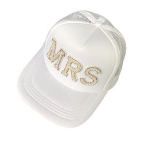 Gorras de boda promocionales al por mayor, sombrero de señora con pedrería brillante para despedida de soltera, regalo personalizable, artículos para fiestas - Product Image 5