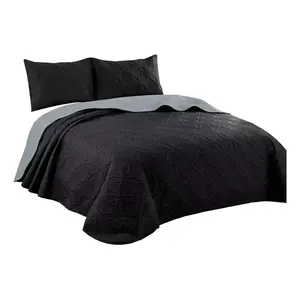 Housse de couette ultra légère Neo Pinsonic, polyester uni teint, toutes saisons, literie moderne, lavable en machine - Product Image 1