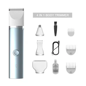 Điện thép không gỉ Gốm tóc Clipper miễn phí phụ tùng không thấm nước tiếng ồn thấp Clipper USB tóc Clippers 5 h