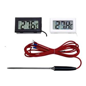 IP67 водонепроницаемый силиконовый 3-проводной датчик температуры <span class=keywords><strong>Pt100</strong></span> RTD зонд с игольчатым концом пластиковая ручка 316L стержень для пищевых продуктов OEM - Product Image 2