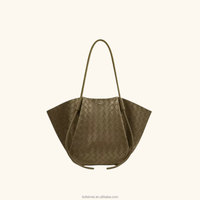 Sac fourre-tout léger en PVC tressé pour femme, imprimé léopard bohème, avec chaînes et lettres, grande capacité, sac à bandoulière pour le quotidien, été JW