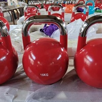 Kettlebell portable en acier de 32 kg, rempli d'eau, durable et écologique, équipement de fitness gratuit pour la maison et les entraînements de résistance