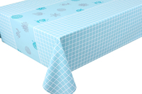 Nappe imperméable en plastique PVC Non tissé, Style fleur, prix d'usine en gros