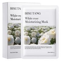 OEM 10 pièces/boîte Masque facial hydratant à l'extrait de contrôle du sébum Mascarillas Faciales Masque facial en feuille végétale