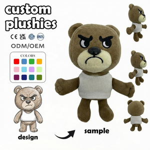 Peluche Personalizado, Muñeco de Peluche Hecho a Medida, OEM-ODM, Oso de Peluche, Muebles para Habitación Infantil, Animal de Peluche Personalizado - Product Image 3