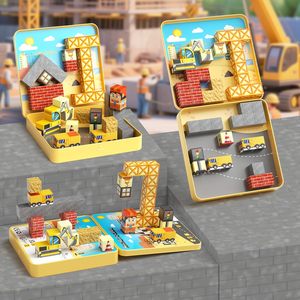 <strong>Mini</strong> 50PCS Magnetic <strong>Building</strong> <strong>Blocks</strong> for Kids STEM Educational Portable <strong>Iron</strong> Storage Box Construction Style <strong>Toys</strong> - Product Image 5