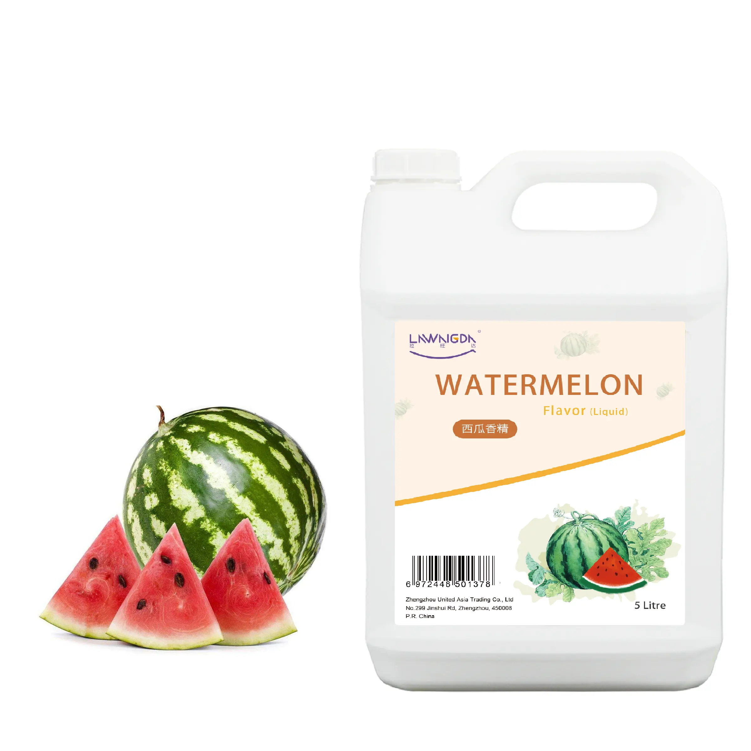 Halal Watermeloen Smaakvloeistof Voor Eten En Drinken Snoep Gom Sap Drinkt Siroop