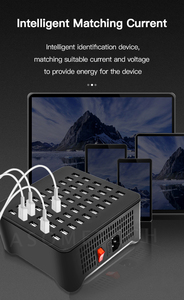 Cargador USB de 50 puertos para <span class=keywords><strong>iPhone</strong></span> y Android, 250W, adaptador HUB, estación de carga, cargador de teléfono, multiusb - Product Image 3