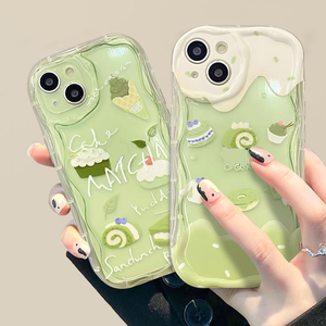 เคสฝาหลังโทรศัพท์ TPU นิ่มพิมพ์ลายรูปไอศกรีมหวานสำหรับ <span class=keywords><strong>iPhone</strong></span> 6 7 8 x XR XS 11 12 13 14 15 16 17 PRO MAX - Product Image 1