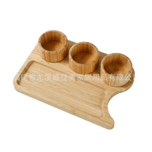 Plateau en bambou, porte-gobelet, plateau pour articles de toilette d'hôtel, plateau rectangulaire personnalisé, usage domestique, plateau en bambou de style japonais - Product Image 5
