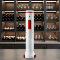 Ouvre-bouteille électrique sans fil portable TikTok, moderne, automatique, rechargeable par USB, coupe-capsule en ABS + acier inoxydable, CE