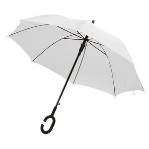 White Handle <b>Beach</b> <b>Umbrella</b> with D=102cm for Sun Protection by the Sea - Product Image 1