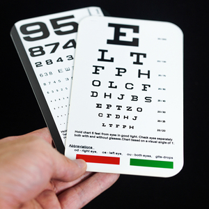 Support portable en PVC pour tableau des yeux Snellen de qualité professionnelle avec ligne de mesure Kit de <span class=keywords><strong>test</strong></span> oculaire domestique/clinique certifié ISO - Product Image 6