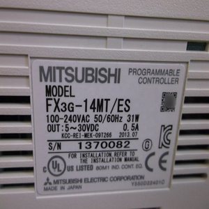 FX3G-14MT/ES-A โมดูลควบคุม IO ใหม่เอี่ยม โมดูลควบคุมแบบตั้งโปรแกรมได้ของแท้ พร้อมการรับประกันหนึ่งปี - Product Image 4