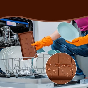 Molde para Hornear para Decoración <span class=keywords><strong>de</strong></span> Pasteles Estilo Dubai, Molde Desechable con Forma <span class=keywords><strong>de</strong></span> Número para Gofres, Chocolate y Otras Ocasiones <span class=keywords><strong>de</strong></span> Cumpleaños - Product Image 2