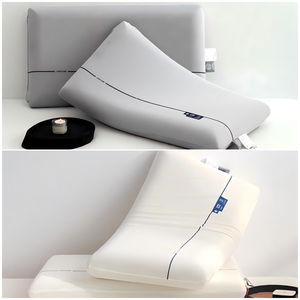 Oreillers orthopédiques pour le cou, ergonomiques, pour un sommeil profond, en mousse à mémoire de forme, avec taie d'<span class=keywords><strong>oreiller</strong></span> douce pour la peau, pour hôtel - Product Image 6
