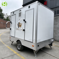 Trailer Sanitasi Portabel Goeasy 2 Stall dengan Persiapan Interior Lengkap untuk Bisnis Penyewaan Acara dan Pertemuan Luar Ruangan Besar
