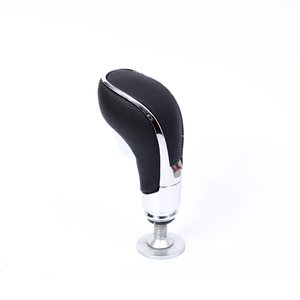 Durevole automatico cromato in pelle marrone nero sollevare retromarcia Topuzu pomello leva del cambio per insegne a <span class=keywords><strong>Astra</strong></span> J Zafira C - Product Image 3