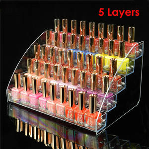 बहुपरत और Multifunction एक्रिलिक नेल पॉलिश रैक घरेलू मेकअप उपकरण धारक कॉस्मेटिक आयोजक नेल पॉलिश भंडारण शेल्फ - Product Image 6