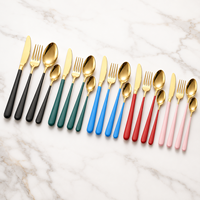 Juego de Cucharas y Tenedores de Acero Inoxidable Serie 1010, Mango con Acabado Plateado, Duradero, Fácil de Limpiar, Diseño Artesanal, para Hoteles, Restaurantes y Comedores