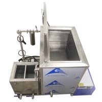 Pompe de réservoir de filtration 135L Pièces de fréquence de balayage de dégazage personnalisées Nettoyage du nettoyeur à ultrasons de contrôle PLC