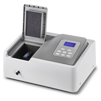 Spectrophotomètre d'absorption atomique UV-Vis portable à affichage LCD, résolution 4 nm, lampe au tungstène et au deutérium, directement de l'usine