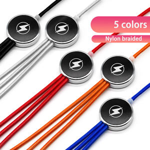 1.2M LED Logo 3-in-1 şarj 3A tip-c araba ve cep telefonları için mikro <span class=keywords><strong>USB</strong></span> kablo elektronik hediye güç banka gemi hazır - Product Image 4