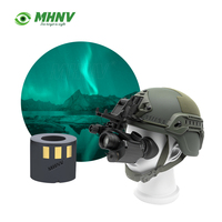 Tabung Penguat Gambar MHNV MX10160 Gen3 FOM1600+ P45 Fosfor Putih 3PIN Auto Gated Manual Gain untuk PVS-14 PVS-31 NVG