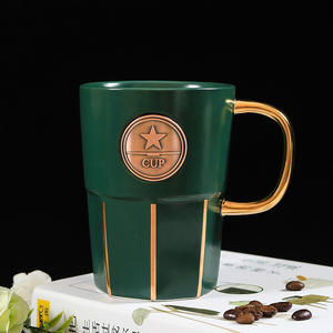 Toptan İskandinav yaratıcı seramik kahve kupa özel Logo bakır balık pulu bardak dövülmüş moskova <span class=keywords><strong>Mule</strong></span> kupa benzersiz porselen hediyeler - Product Image 4