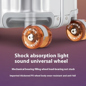 2025 Mới Tất Cả Nhôm Magiê Hợp Kim Hiện Đại 20 Inch Du Lịch Xe Đẩy Túi Vỏ Cứng Vali Unisex Mang Bánh Xe Mang Theo Trên Trường Hợp - Product Image 3