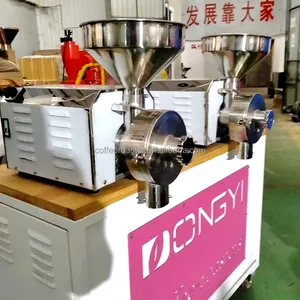 60kg/h Milling Coffee Bean Grinder Industrial Use Big Coffee Grinding Machine Factory Direct Sale