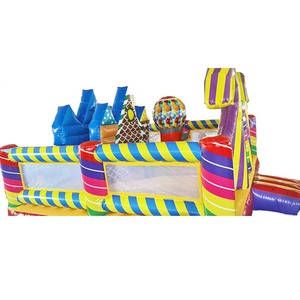 Inflatable Castle 6m*6m*3m Material 0.48mm Pvc 0.55 mm Pvc Inflatable <b>Trampoline</b> Bouncy House Indoor for <b>Kids</b> - Product Image 4