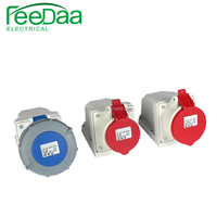 Prise de courant industrielle ip67 IP44 étanche électrique 16a 32a industriel 3pin 4pin mâle et femelle prise et prise industrielle
