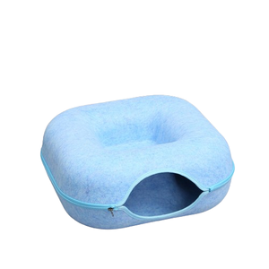 新到货批发隧道猫窝定制标志4季毡方甜甜圈躲猫猫洞 - Product Image 5