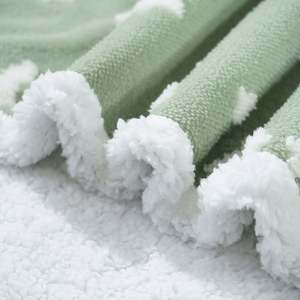 Manta para niños y niñas, manta peluda de lana Jacquard, manta suave y cálida con diseño 3D para decoración del hogar - Product Image 5