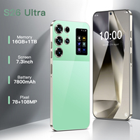 Smartphone S26 Ultra 8+256 Go 5G, appareil photo 108 MP, batterie 7800 mAh, écran HD+ 7,3 pouces, double SIM, Android 14