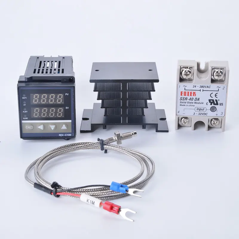 REX-C100 termostato digitale del regolatore di temperatura intelligente del relè industriale 220v SSR
