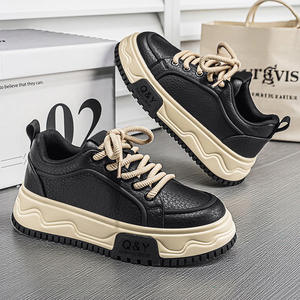 Chunky Height Increasing Men's Flat shoes Fashion <b>Sneakers</b> for men Platform Sports skateboard shoes Casual Walking Style Shoes - Product Image 3